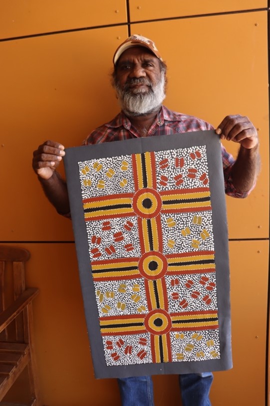 Mulga seed by Aboriginal Artist Kevin Bird